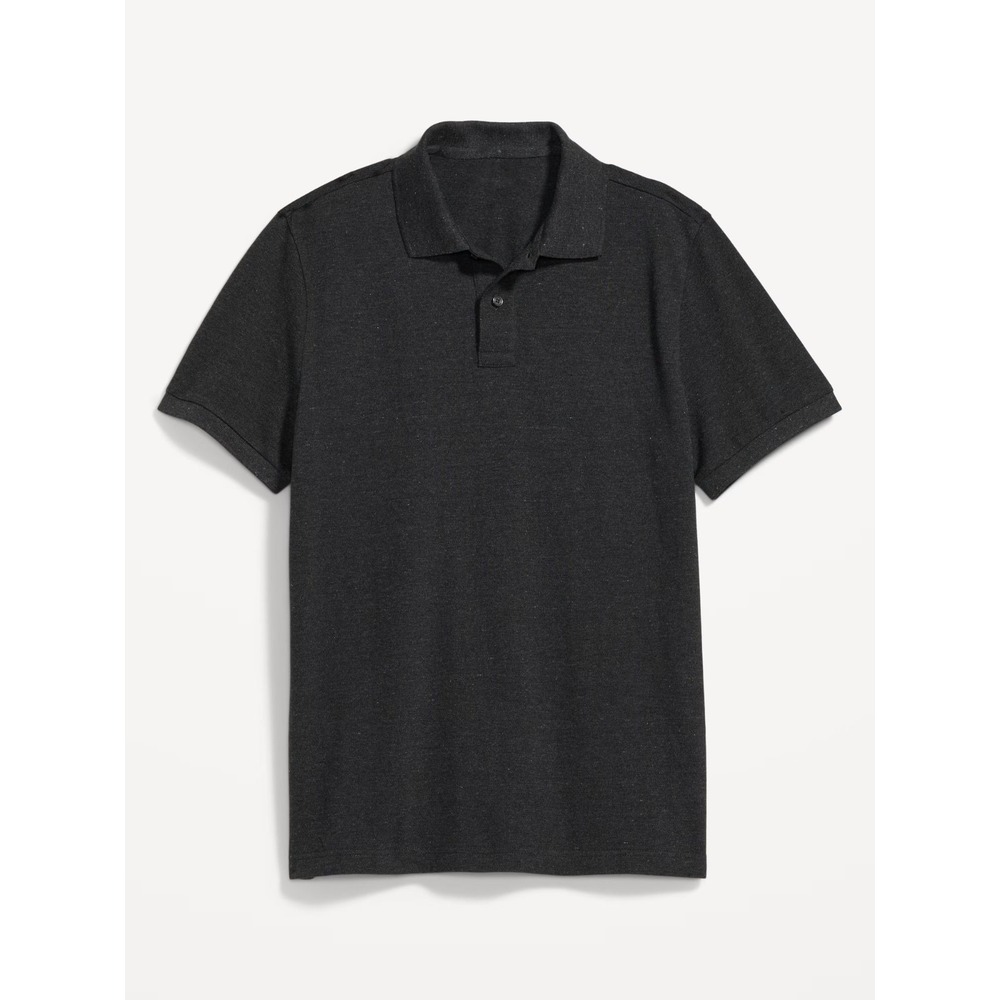 Old Navy Men's Uniform Pique Polo Shirt - Charcoal Heather - Size XL - #563685